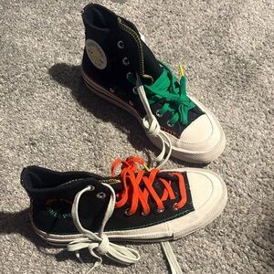 Converse Daily Paper Collab Black Sneakers